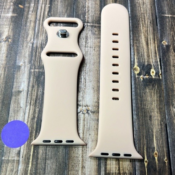 5for$10 Small 42mm/44mm/45mm/49mm Apple Watch Watchbands NWT Light Pink - Picture 5 of 5